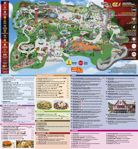 Get the Most out of Your Visit to Six Flags Magic Mountain with our Detailed Park Map